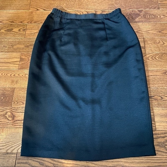 Vintage‎ black pencil skirt in  size 40 - Picture 1 of 8